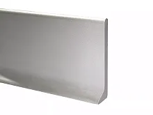 Плинтус Алюминиевый Серебро Люкс 58,5 мм - Интернет магазин «Полы в Доме»