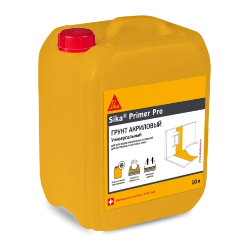 Грунт Sika Primer Pro (5 л) однокомпонентный водно-дисперсионный акриловый