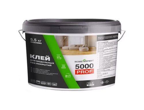 Клей Home Expert 5000 PROF PU 2К для виниловых полов и влажных помещений